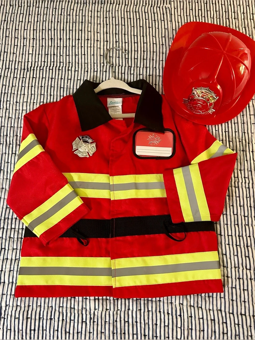Fireman Costume size 3-4